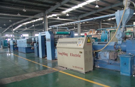 ヤーン生産現場